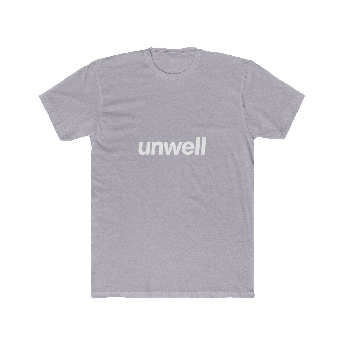Unwell Word Made Soft Comfortable Unisex Tee - alternate angle 4, merchandise