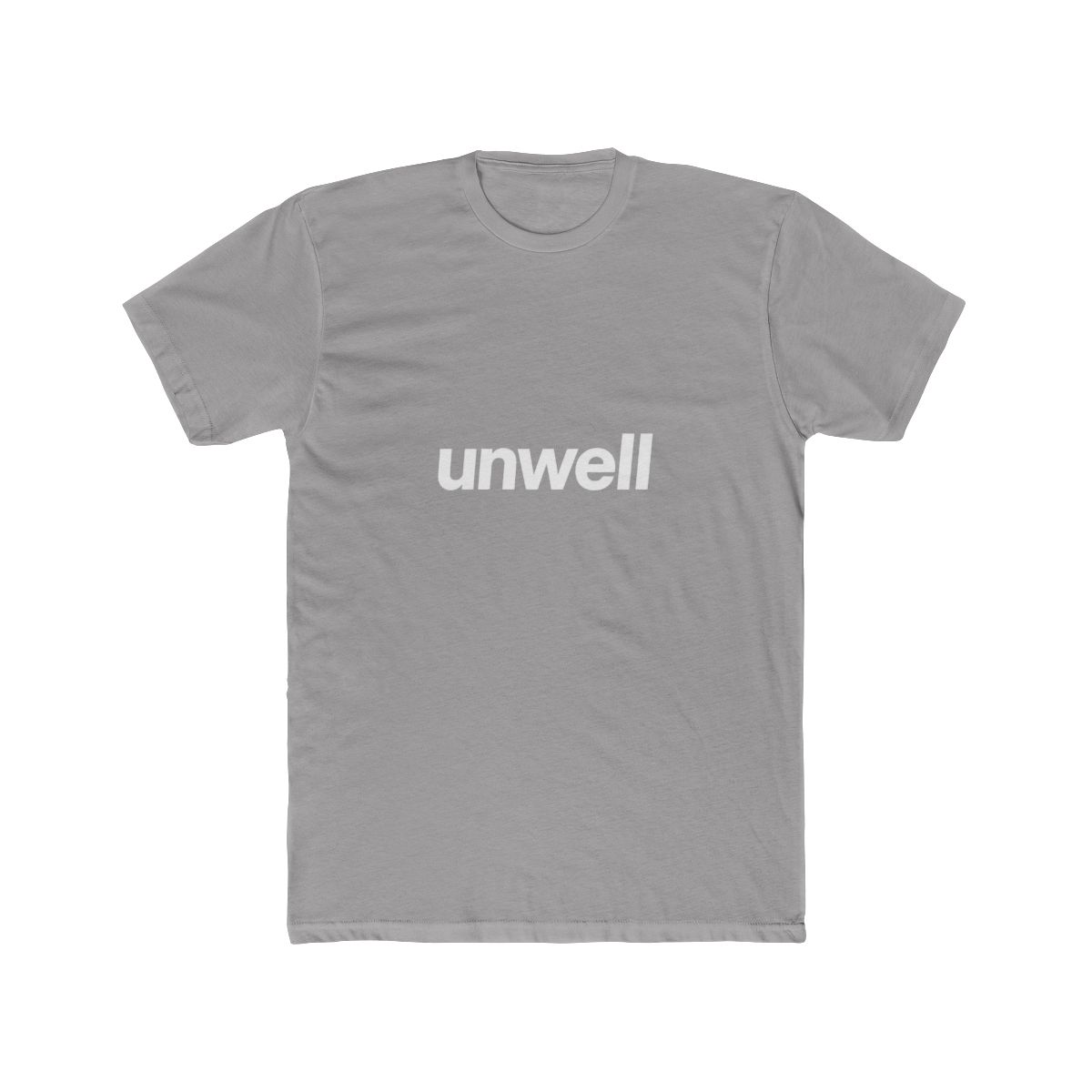Unwell Printed White Text T-Shirt - Official t-shirts merchandise