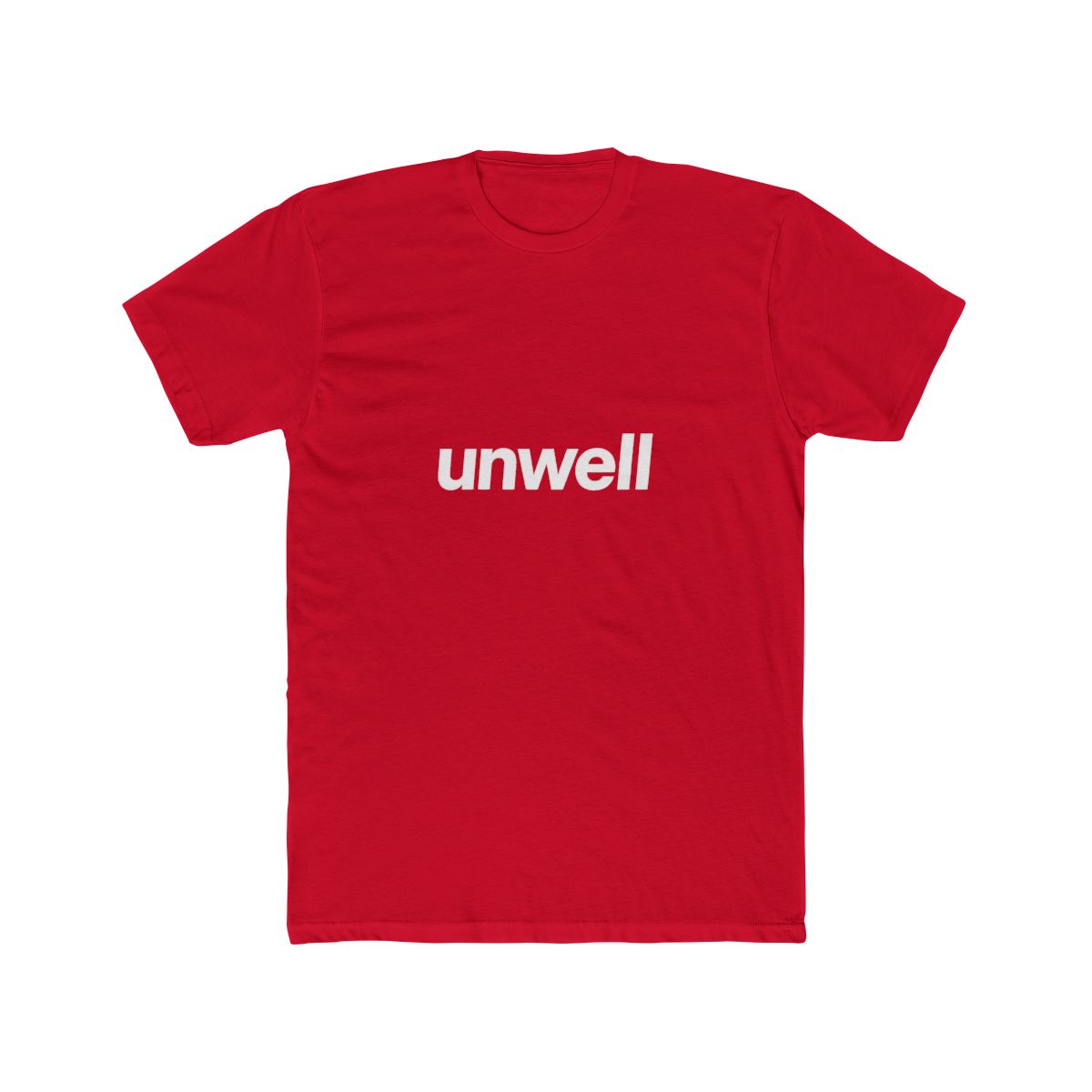 Unwell Word Made Soft Comfortable Unisex Tee - Official T-Shirts merchandise