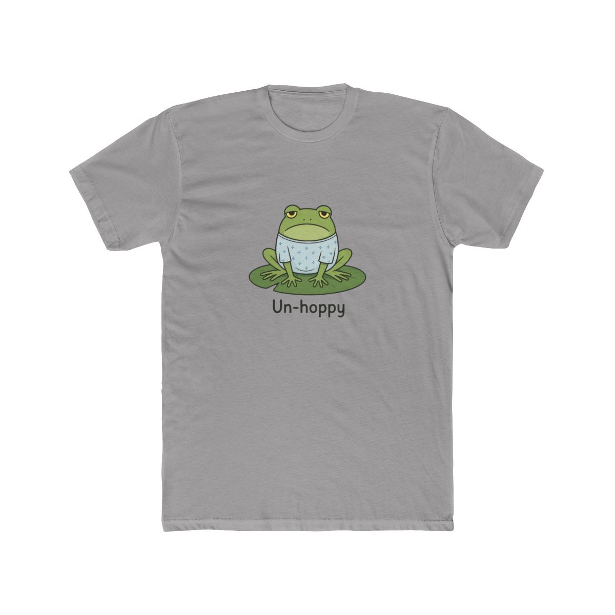 Unhoppy Sad Frog Hospital Gown Lilypad T-Shirt - Official t-shirts merchandise