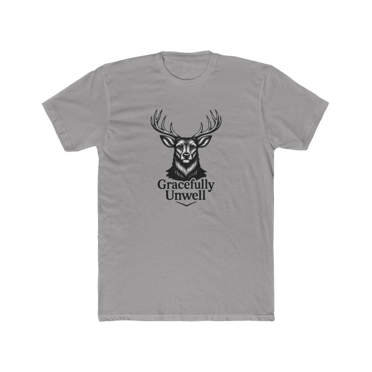 Gracefully Unwell Deer Shirt – Dark Humor Elegant Chaos Graphic T-Shirt - Official t-shirts merchandise